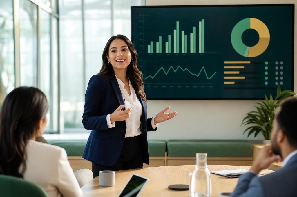 Investor reading a board pack generated by Startup Suite